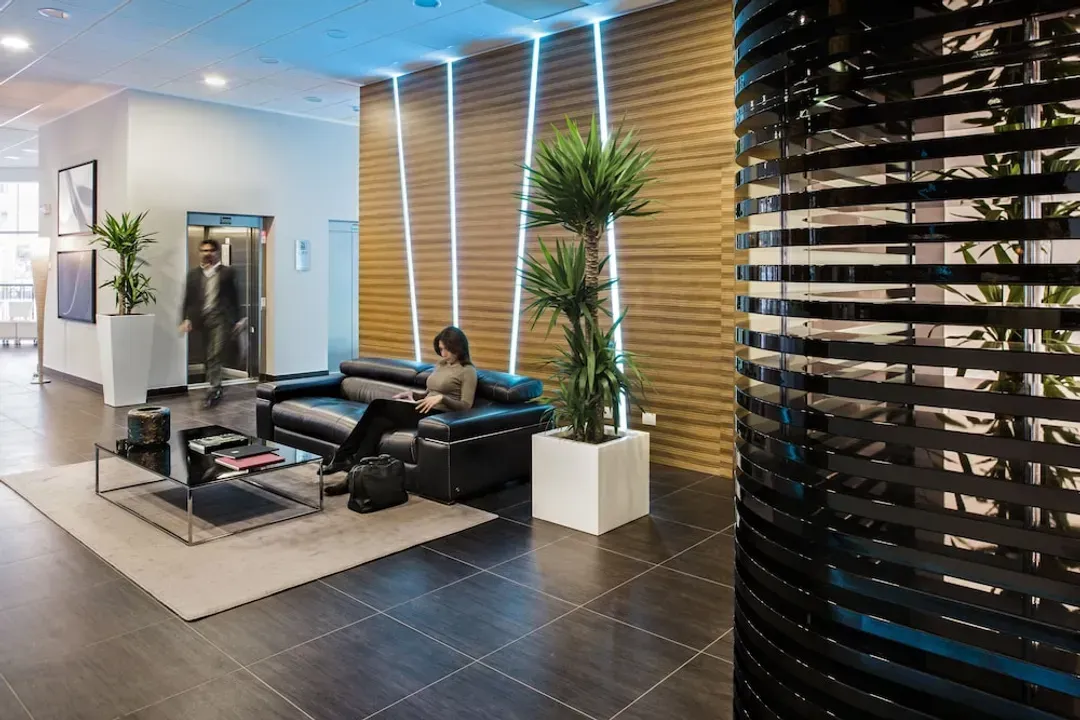 Lobby sitting area