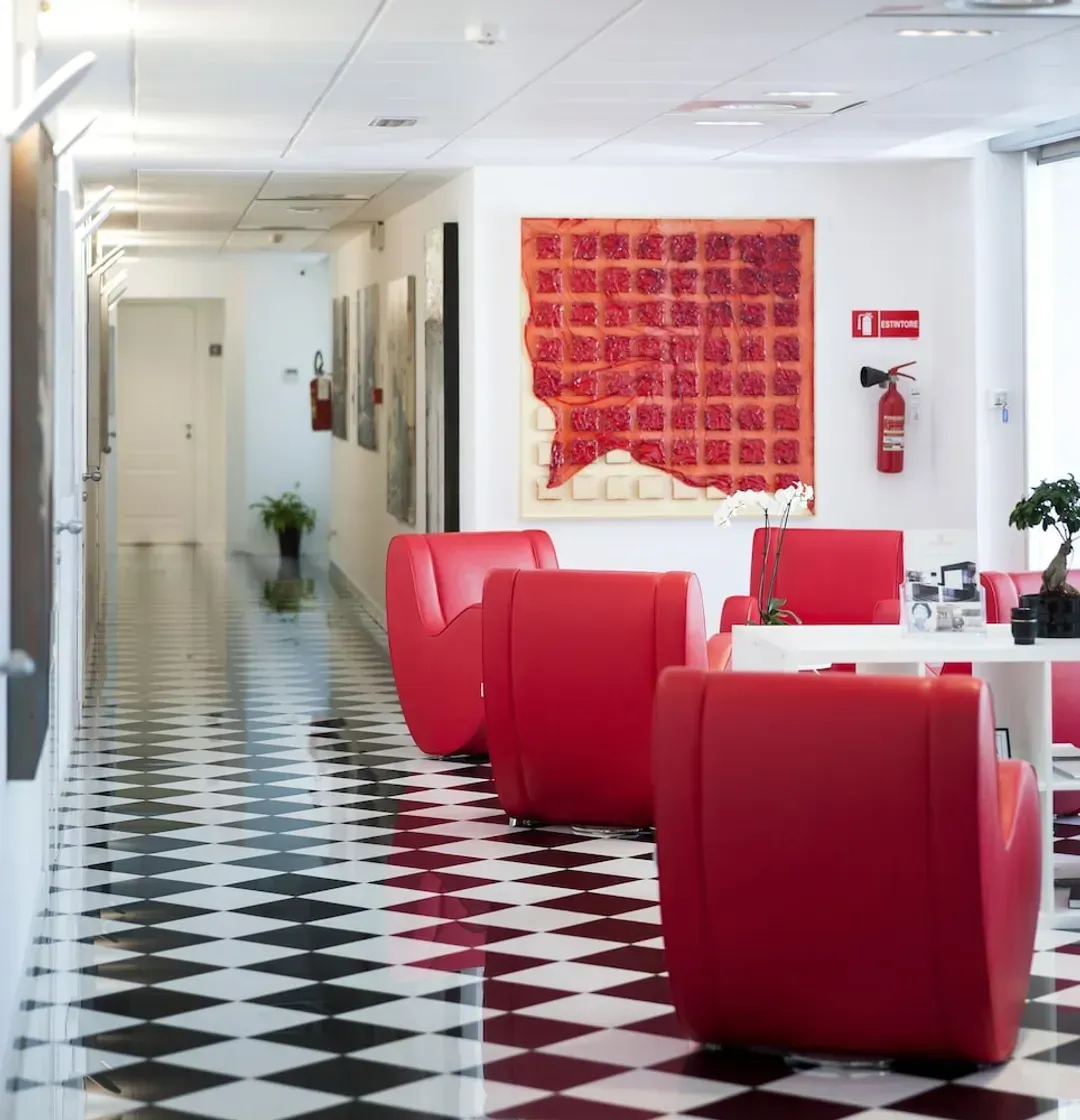 Lobby sitting area