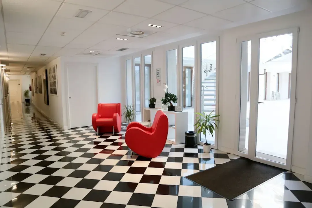 Lobby sitting area