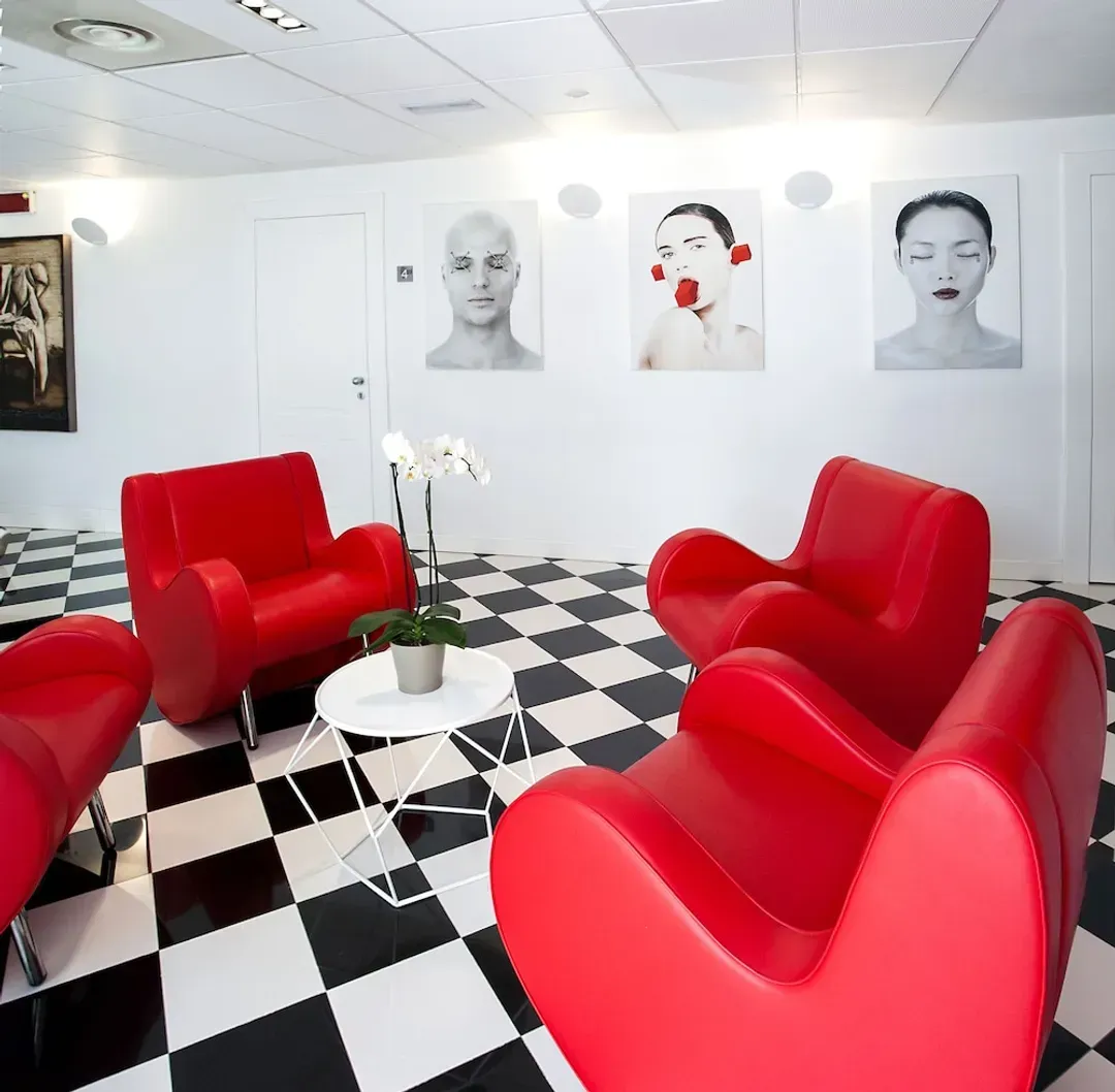 Lobby sitting area