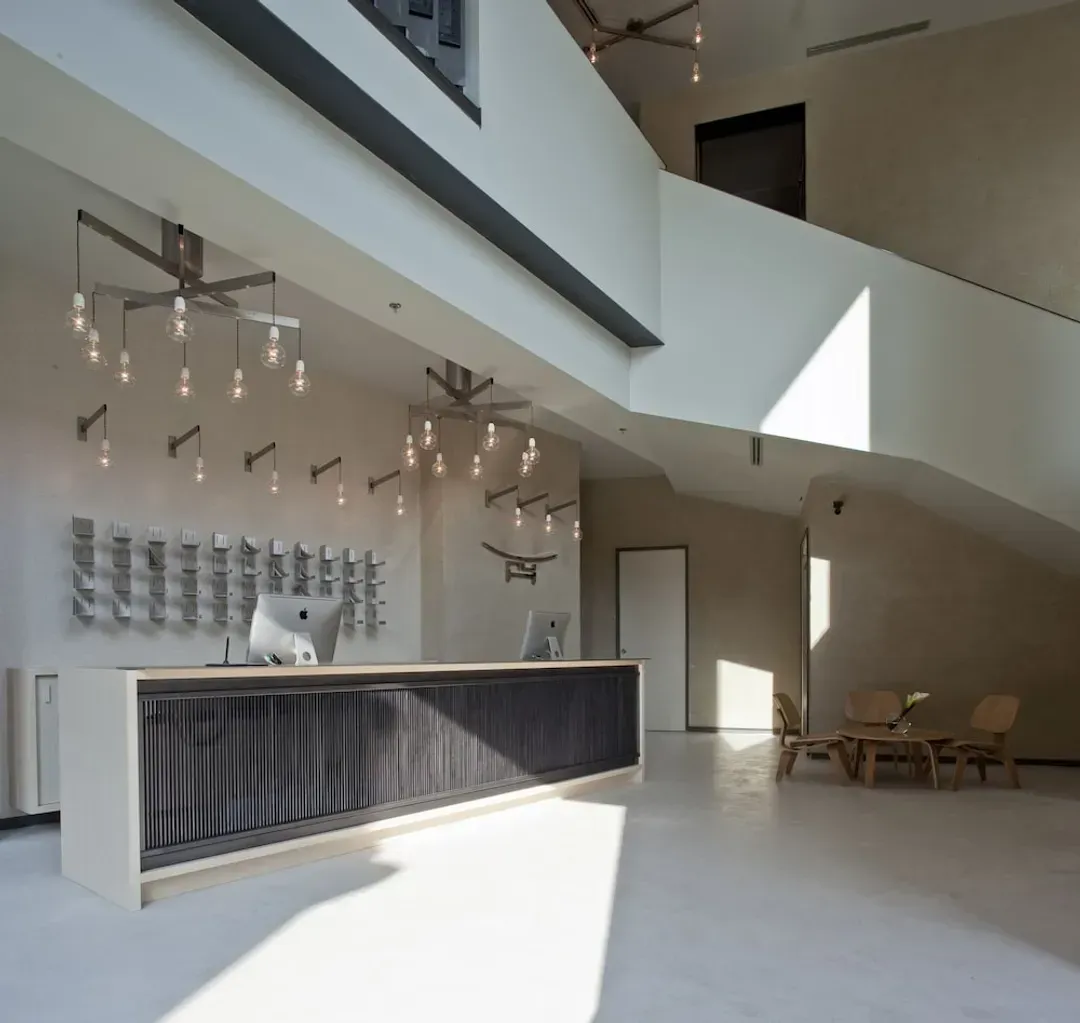 Interior entrance