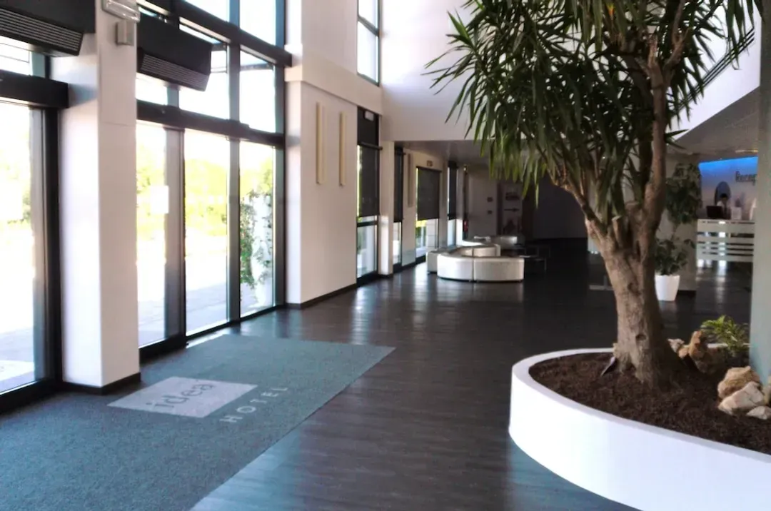 Interior entrance