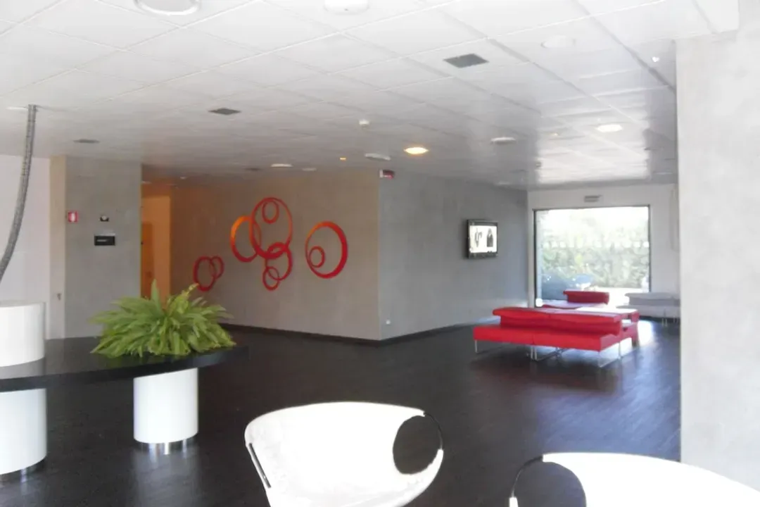 Lobby sitting area