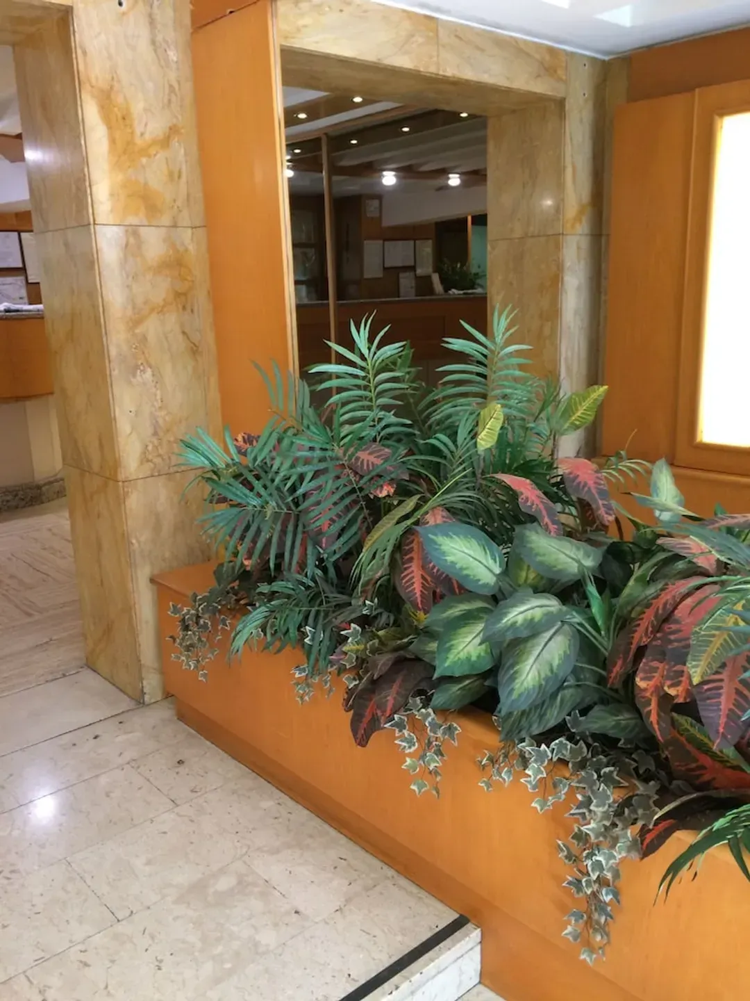 Interior entrance