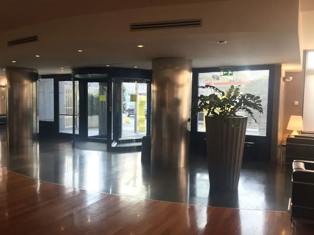 Interior entrance