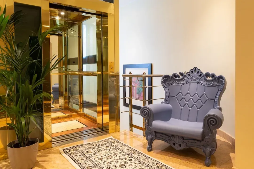 Interior entrance