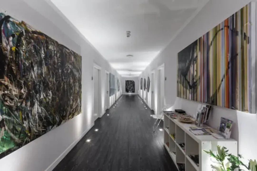 Interior entrance