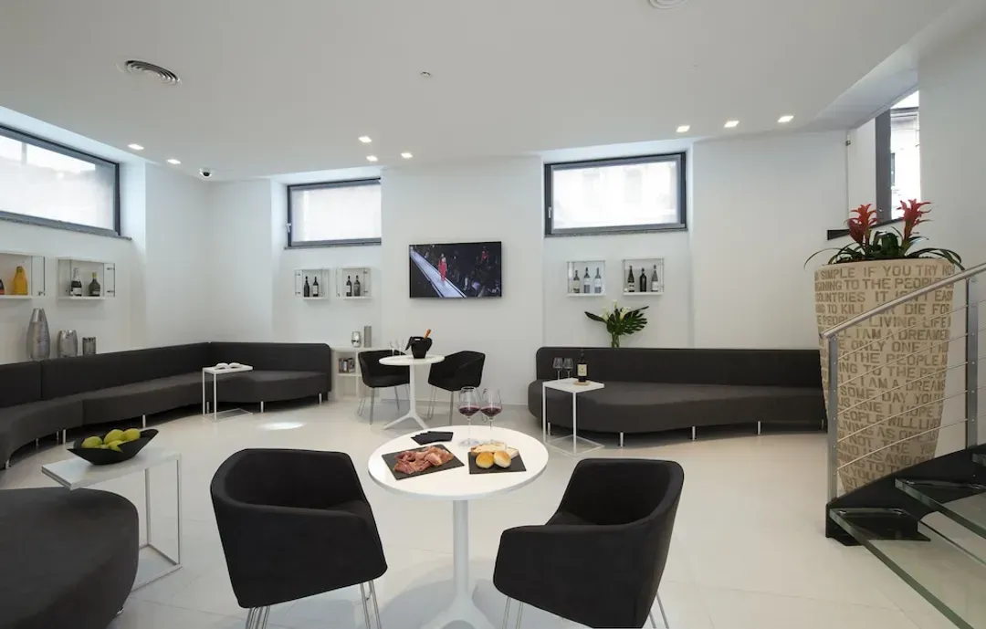 Lobby sitting area