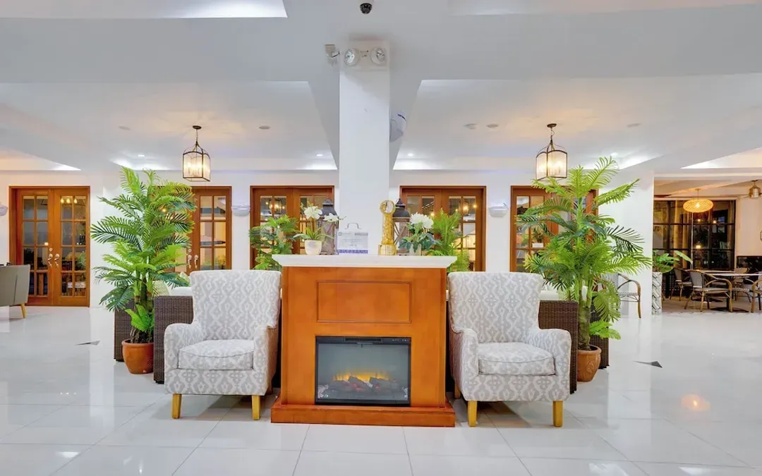 Lobby sitting area