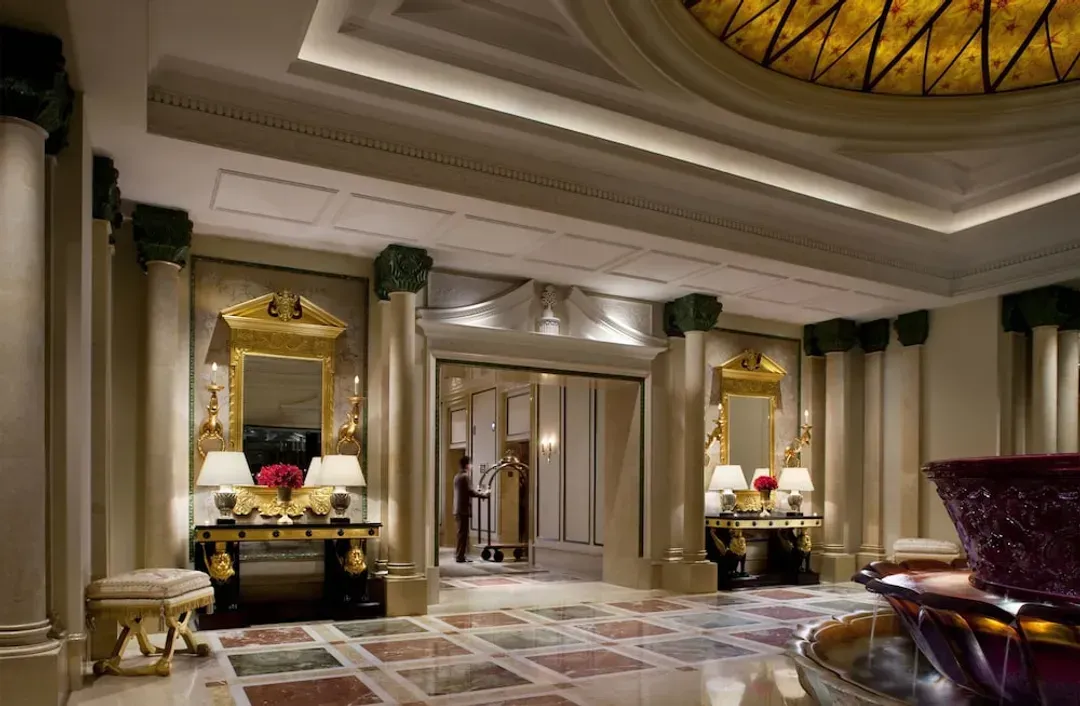 Interior entrance