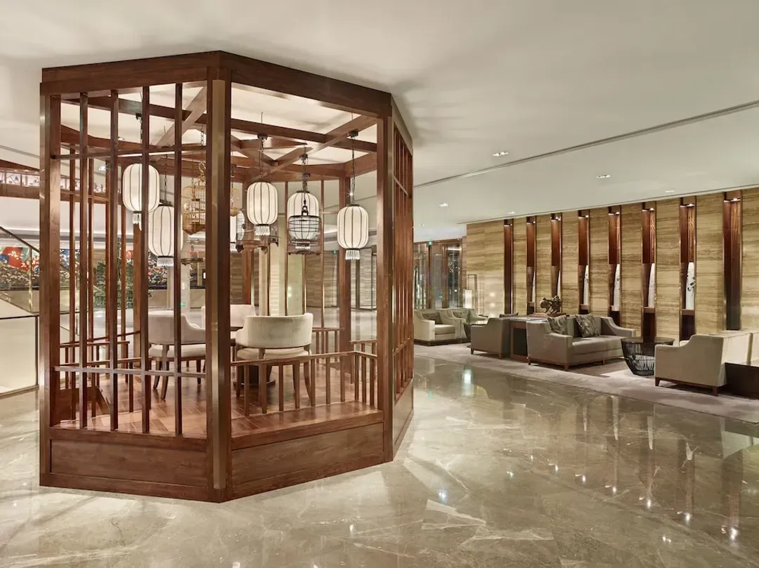 Lobby sitting area