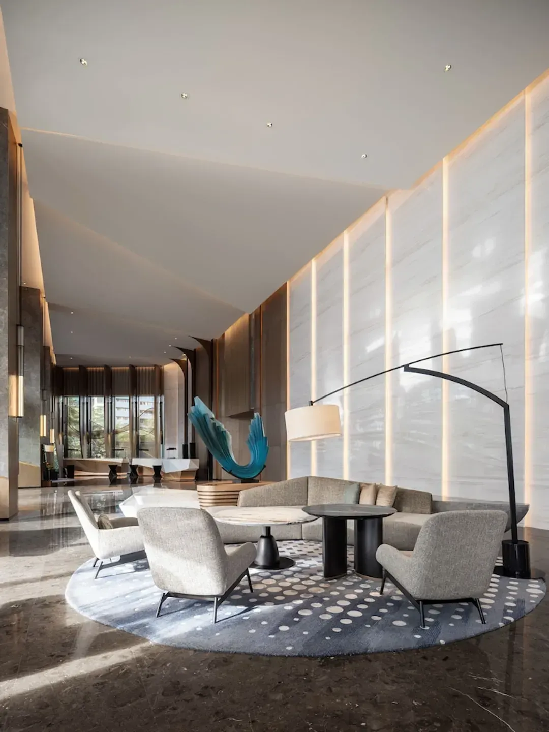 Lobby sitting area