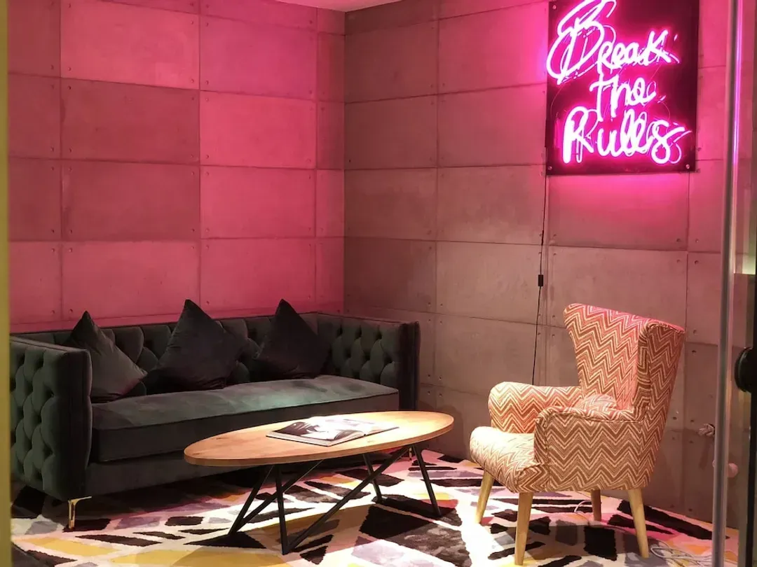 Lobby sitting area