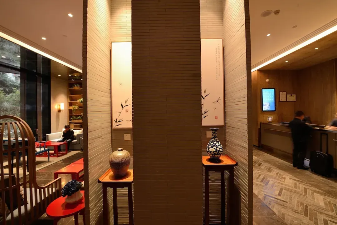 Lobby sitting area