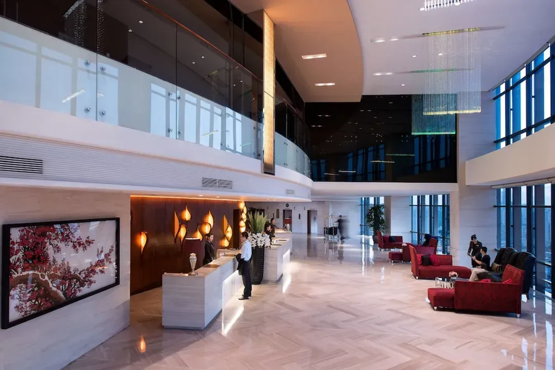 Lobby sitting area