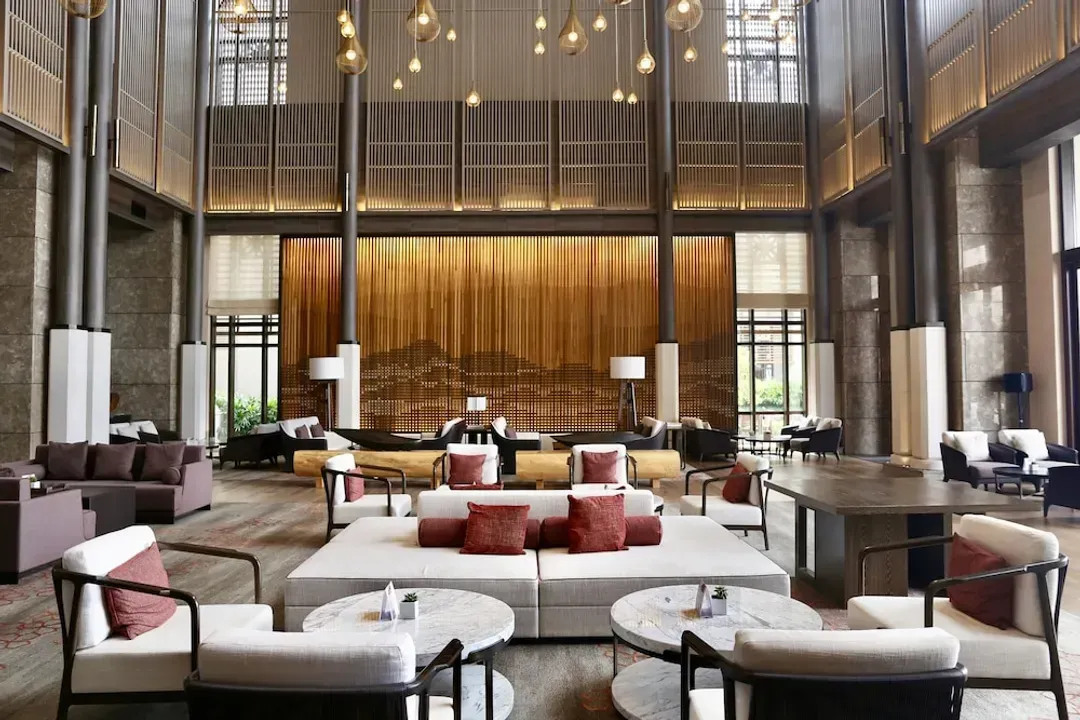 Lobby sitting area