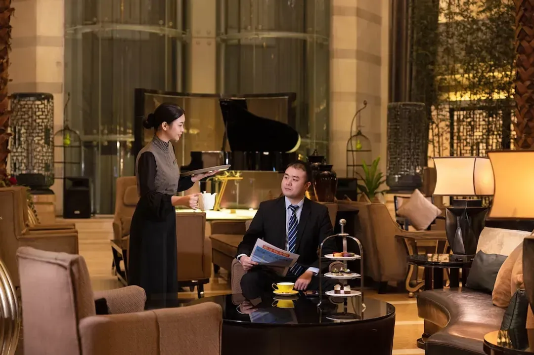 Lobby sitting area