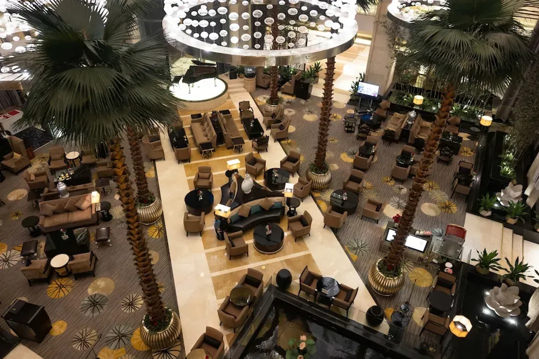Lobby sitting area