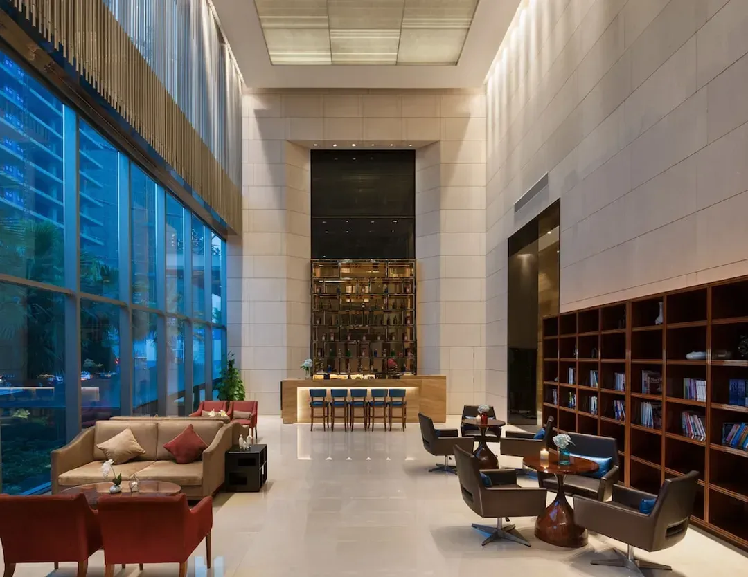 Lobby sitting area
