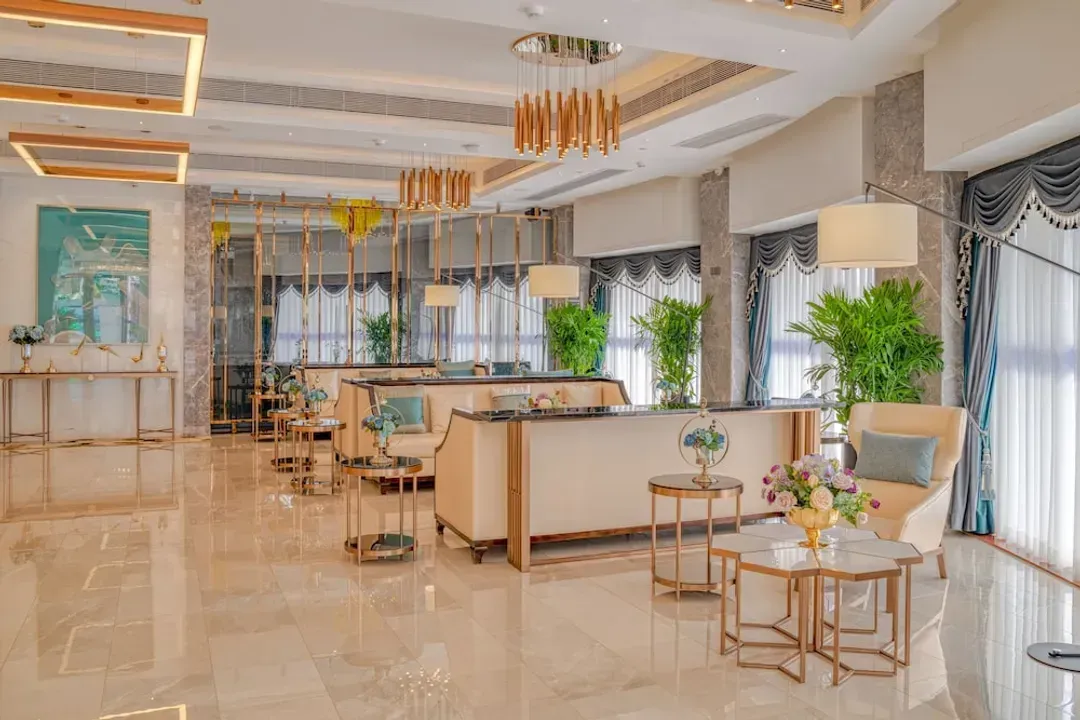 Lobby sitting area
