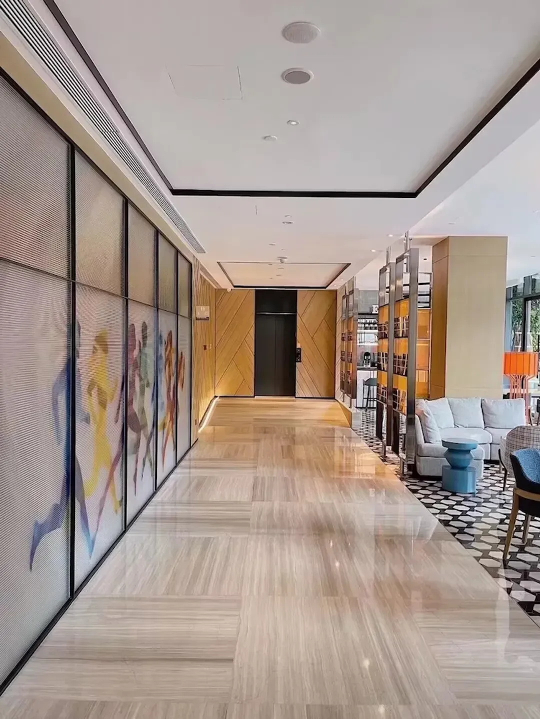 Lobby sitting area