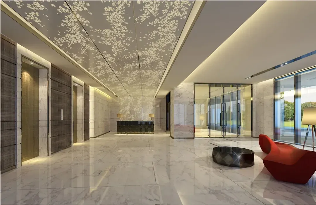 Interior entrance