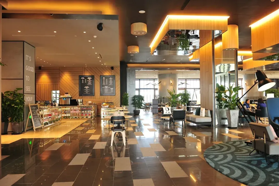 Lobby sitting area