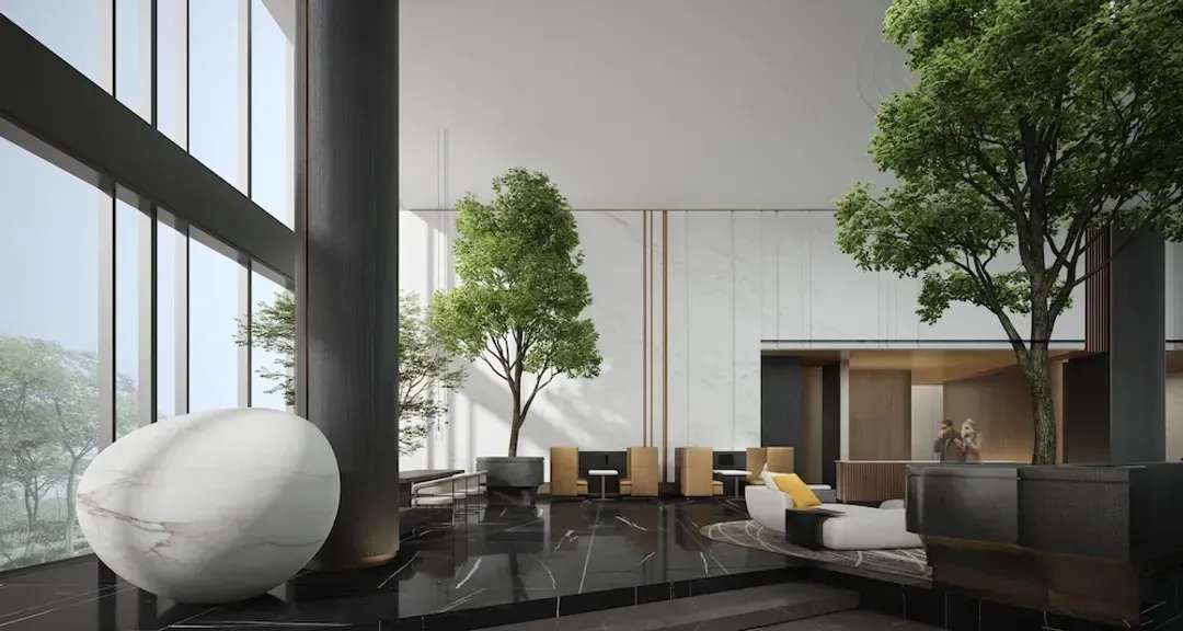 Lobby sitting area