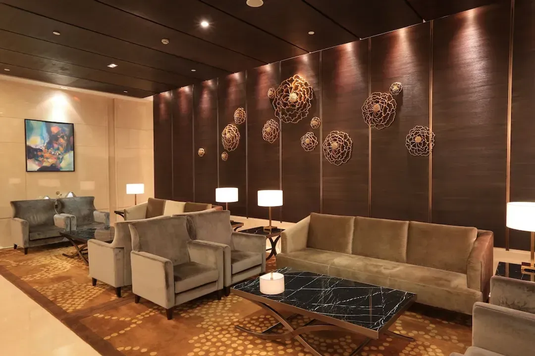 Lobby sitting area