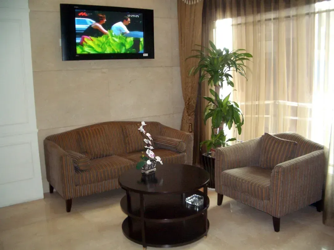 Lobby sitting area