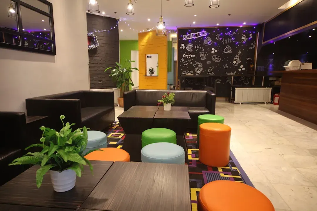 Lobby sitting area
