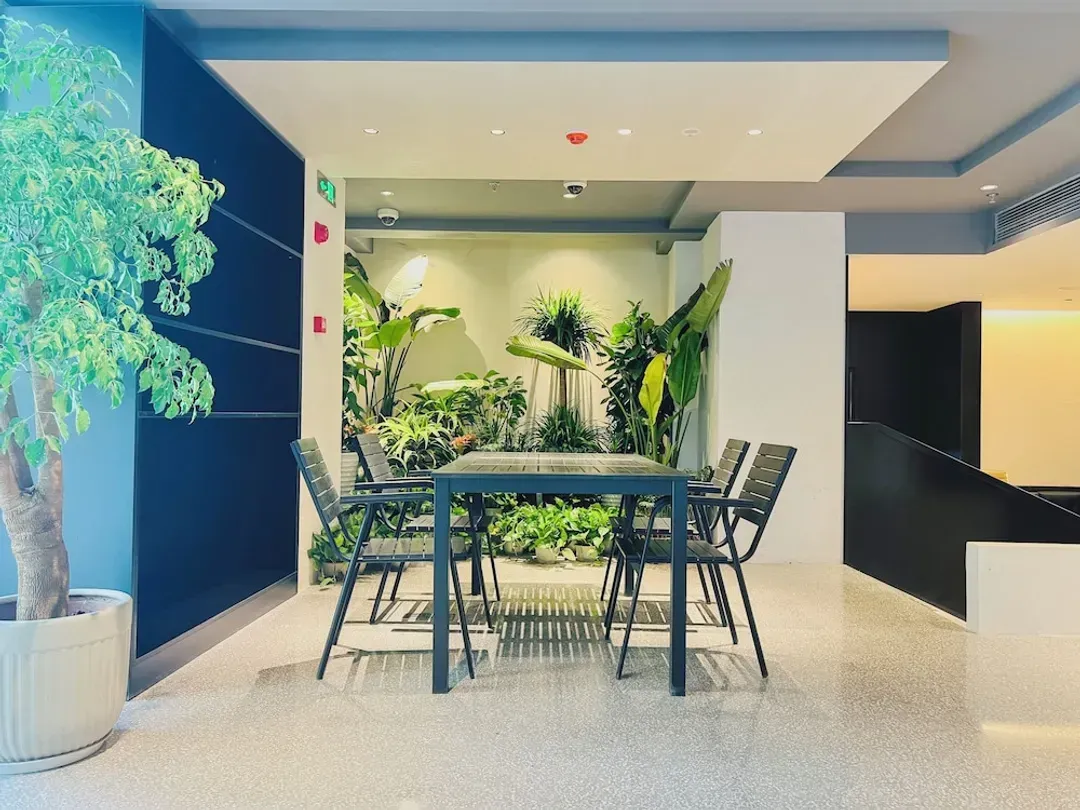 Lobby sitting area