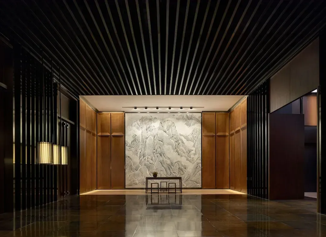 Interior entrance