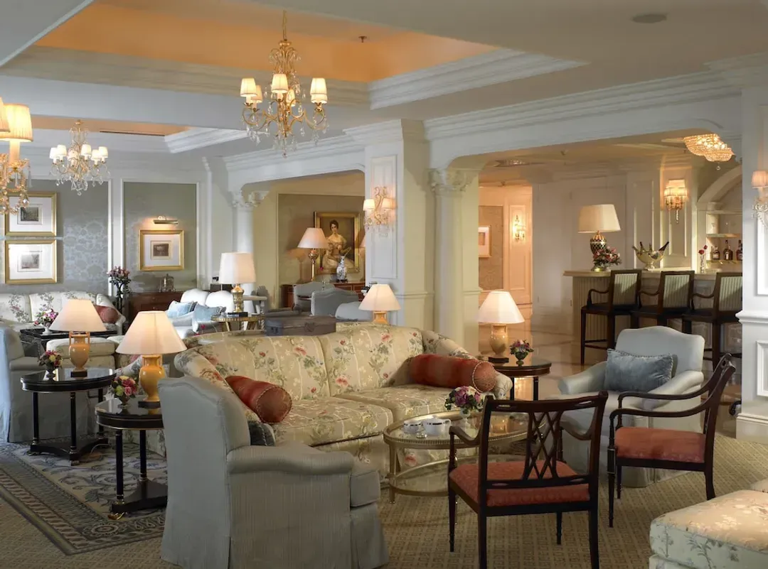 Lobby sitting area