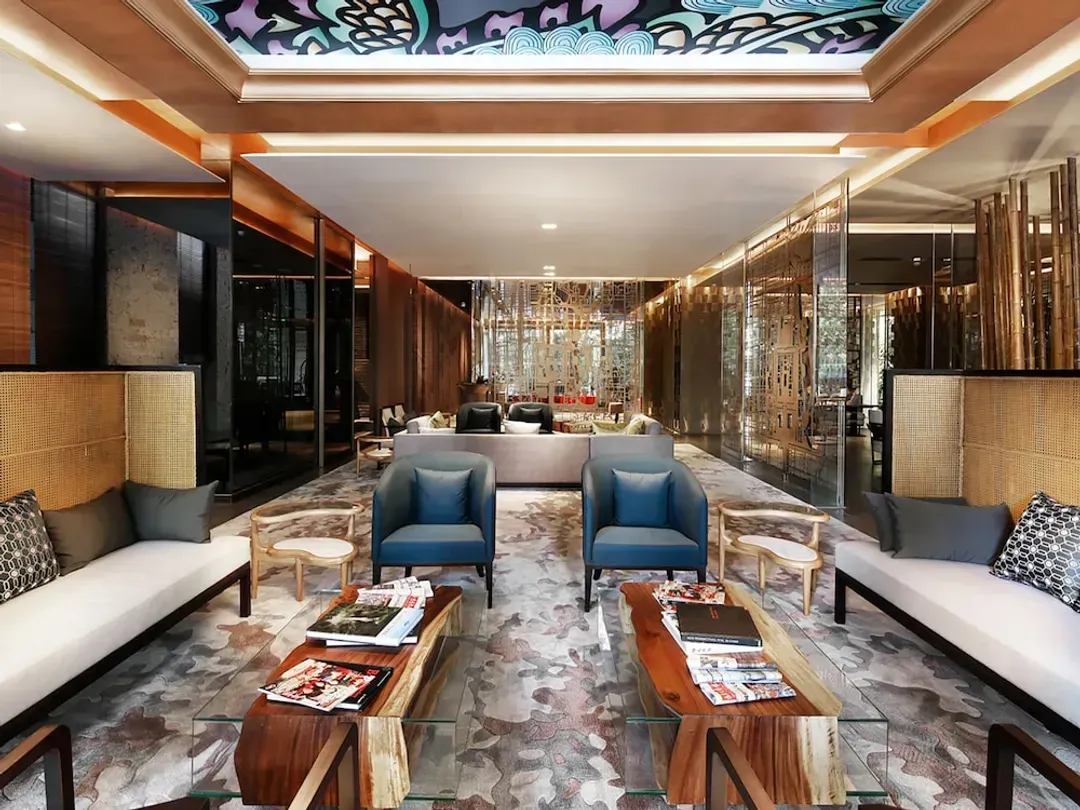 Lobby sitting area