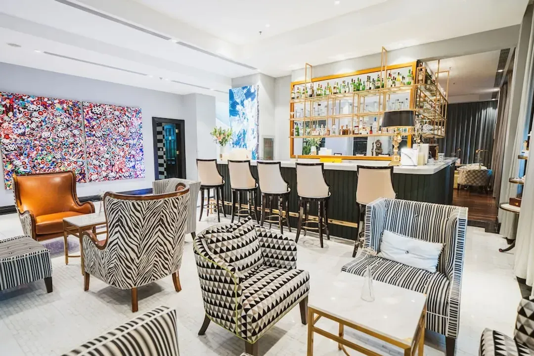 Lobby sitting area