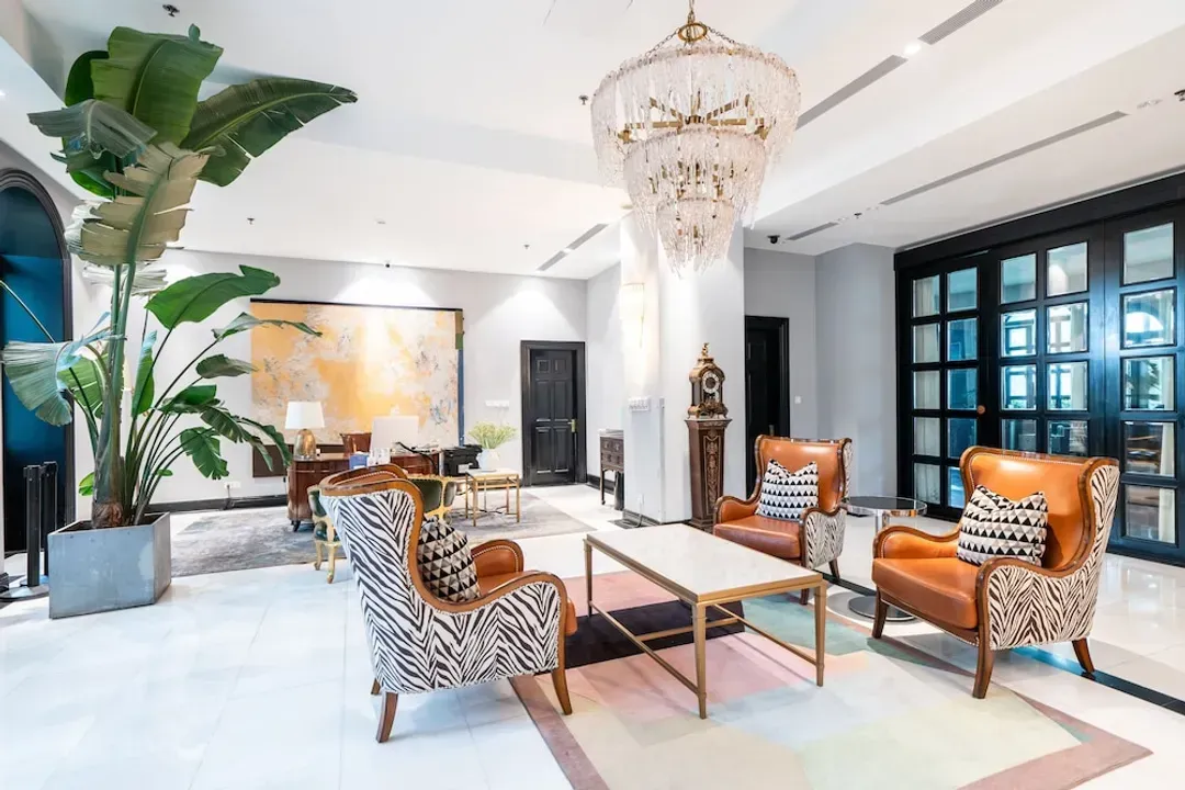 Lobby sitting area