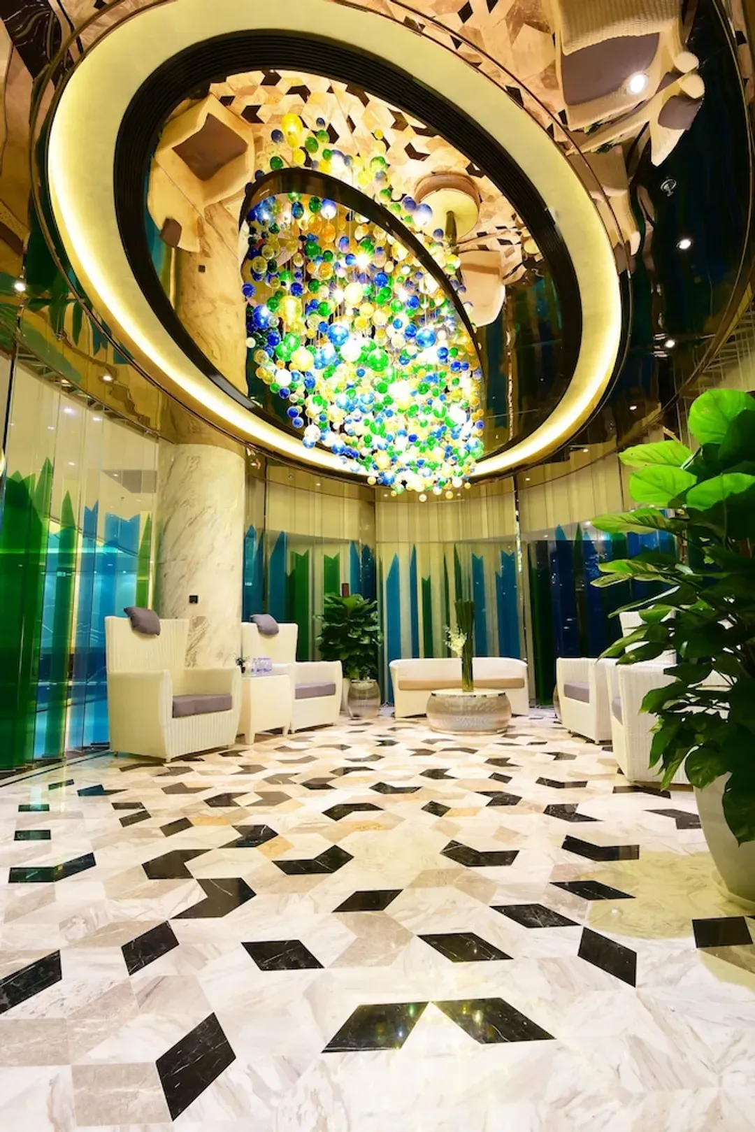 Lobby sitting area