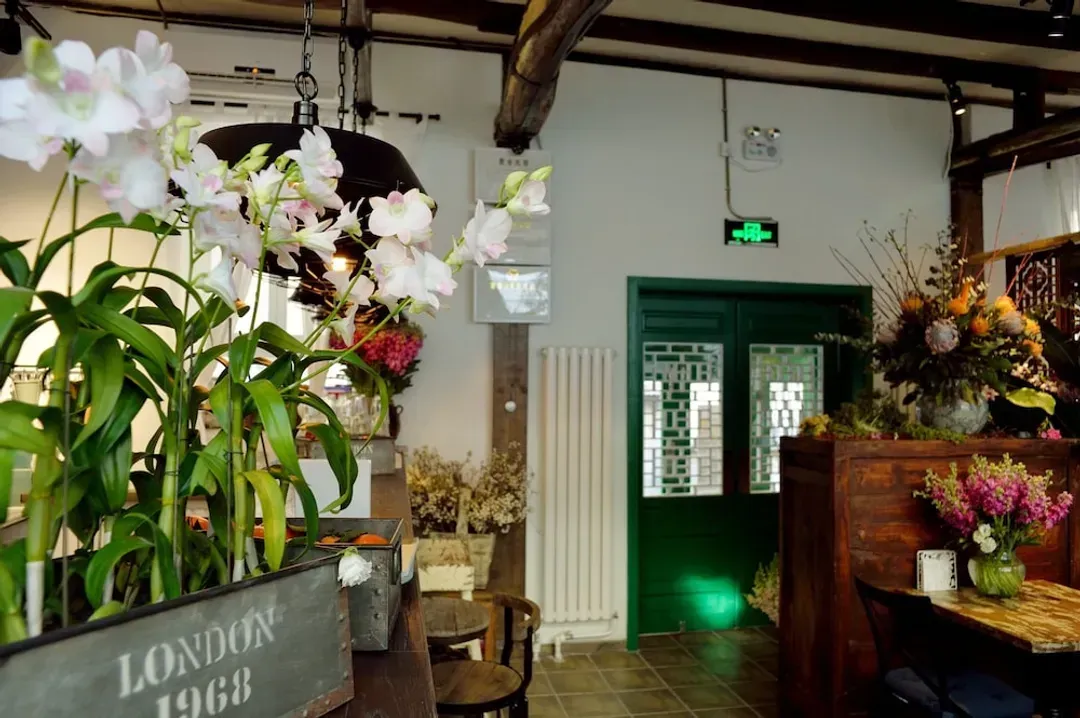 Interior entrance