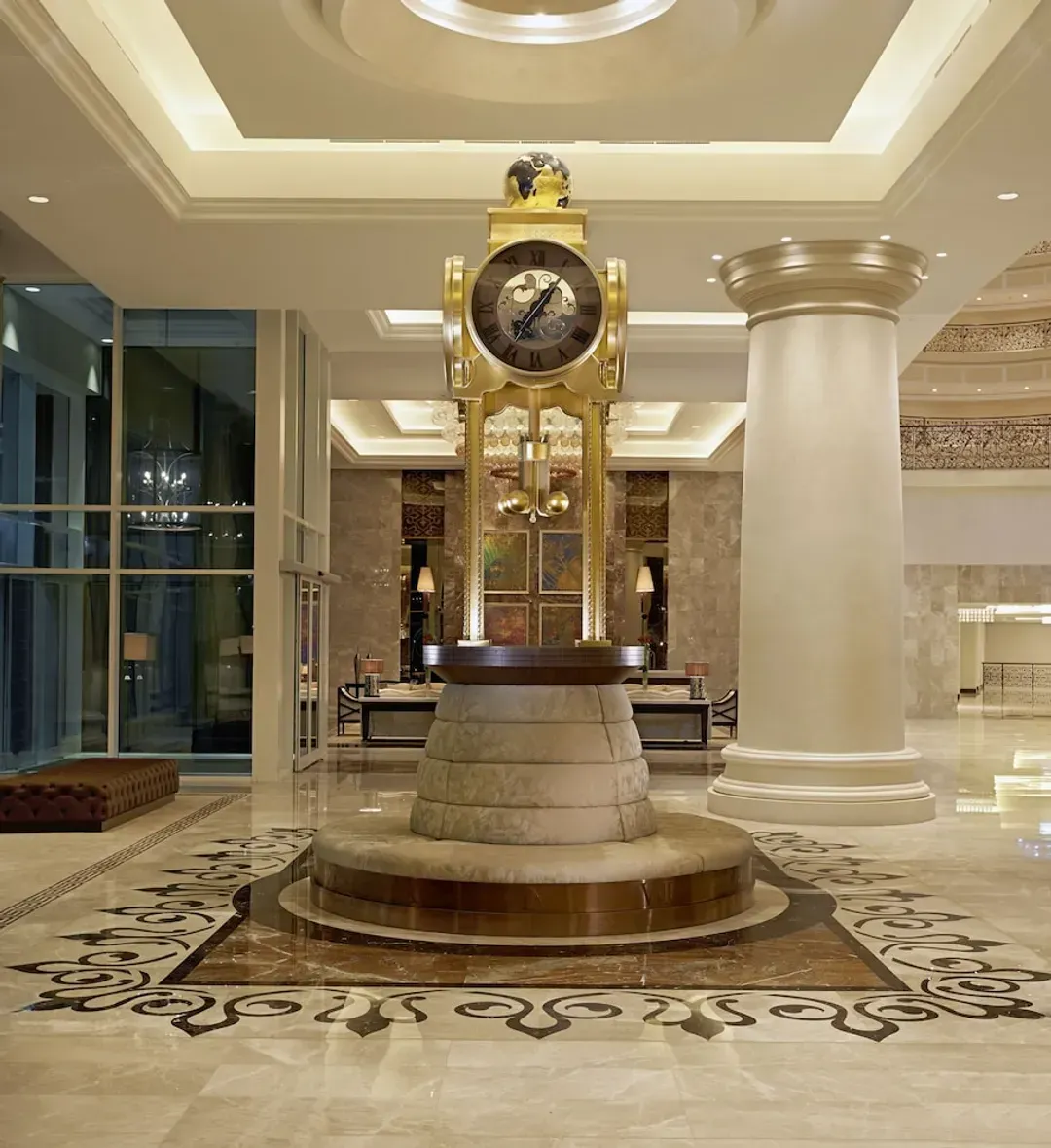 Interior entrance