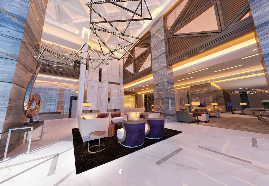 Lobby sitting area