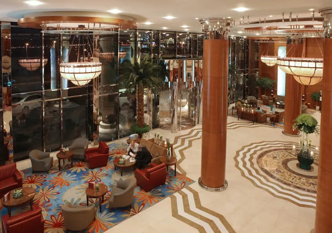 Lobby sitting area