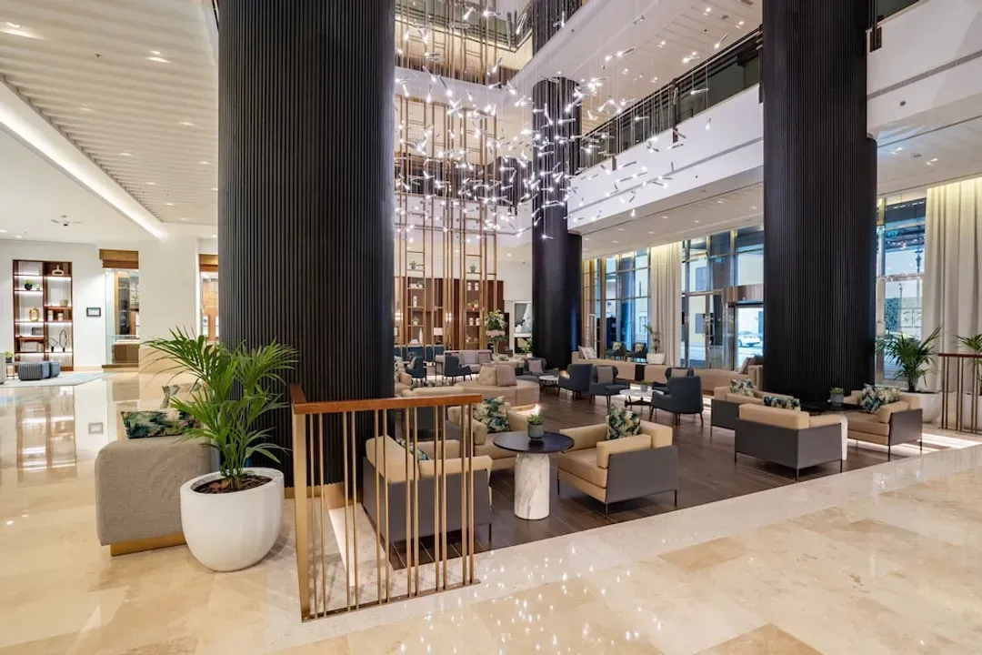 Lobby sitting area