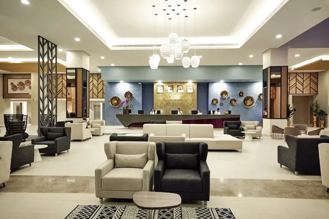 Lobby sitting area