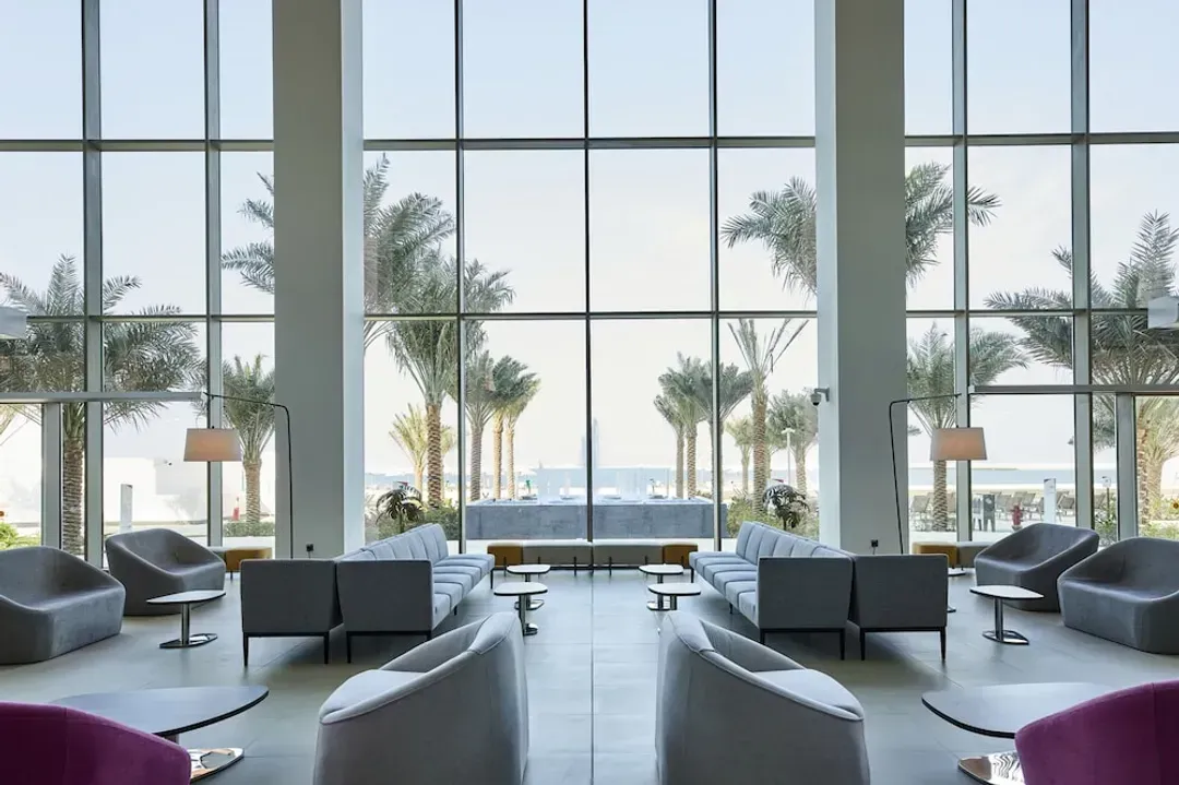 Lobby sitting area