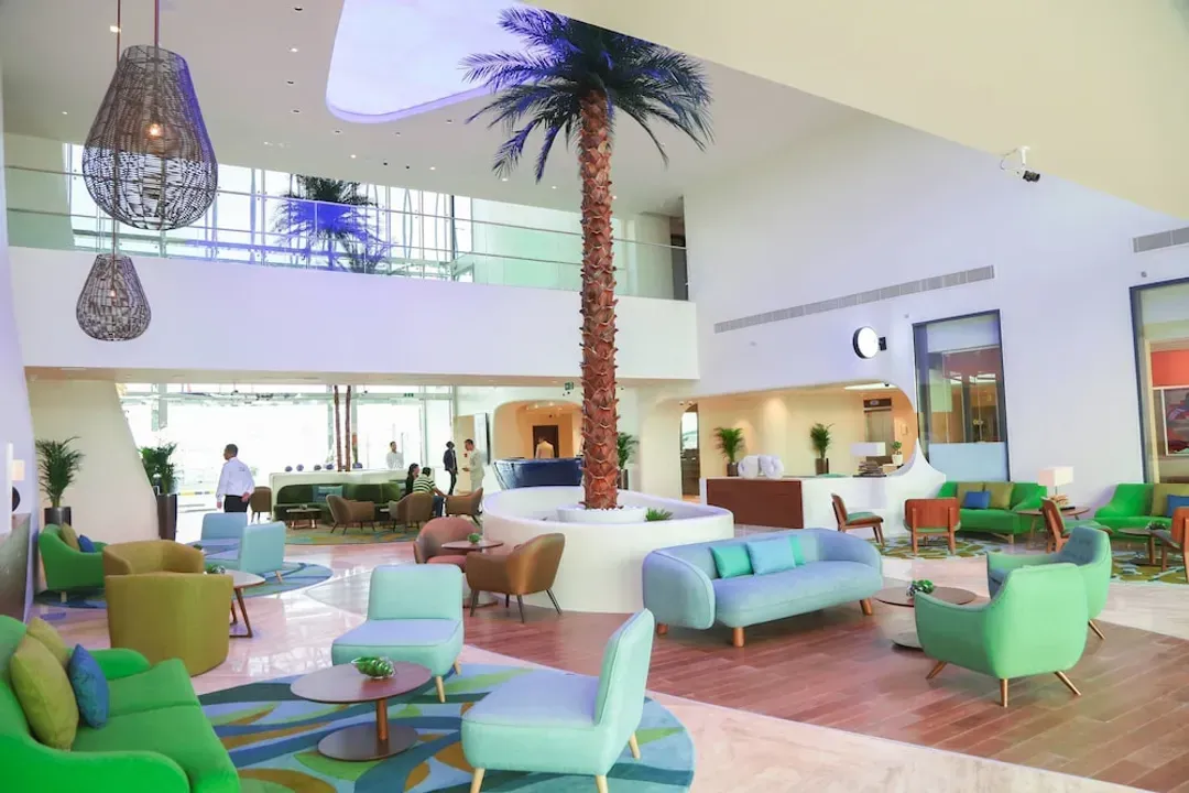 Lobby sitting area