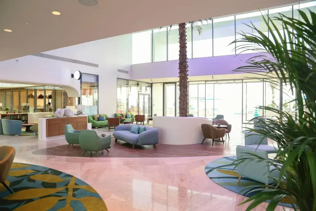 Lobby sitting area