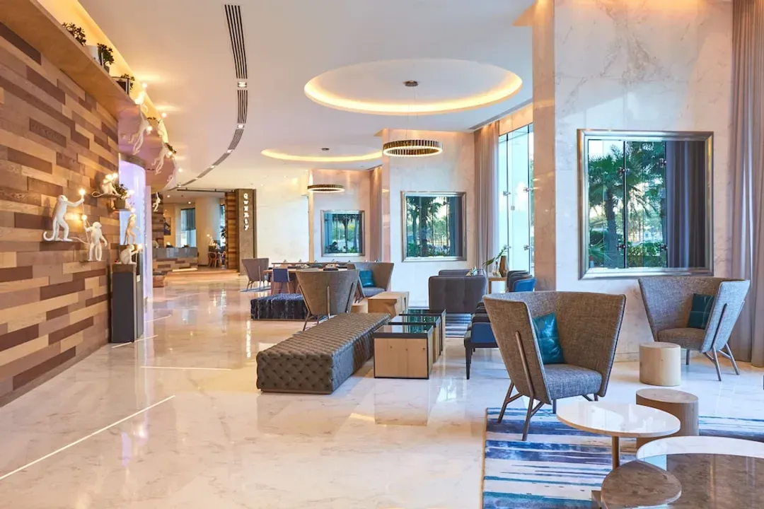 Lobby sitting area