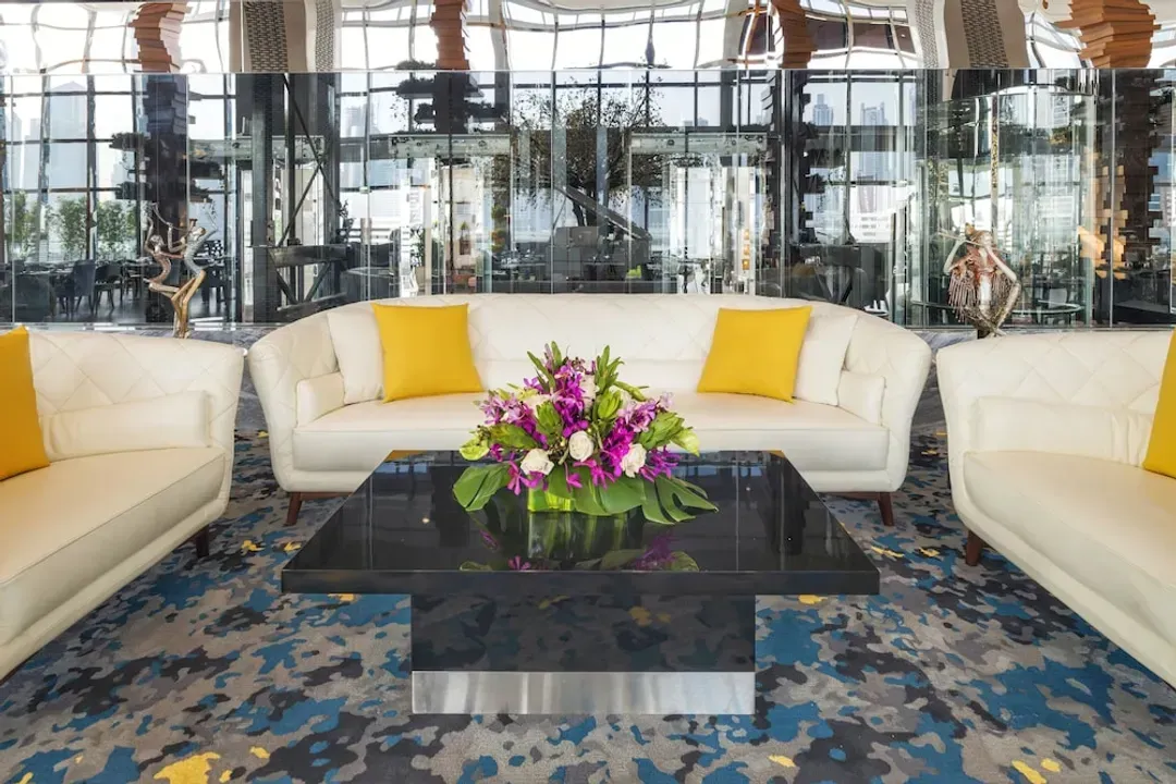 Lobby sitting area