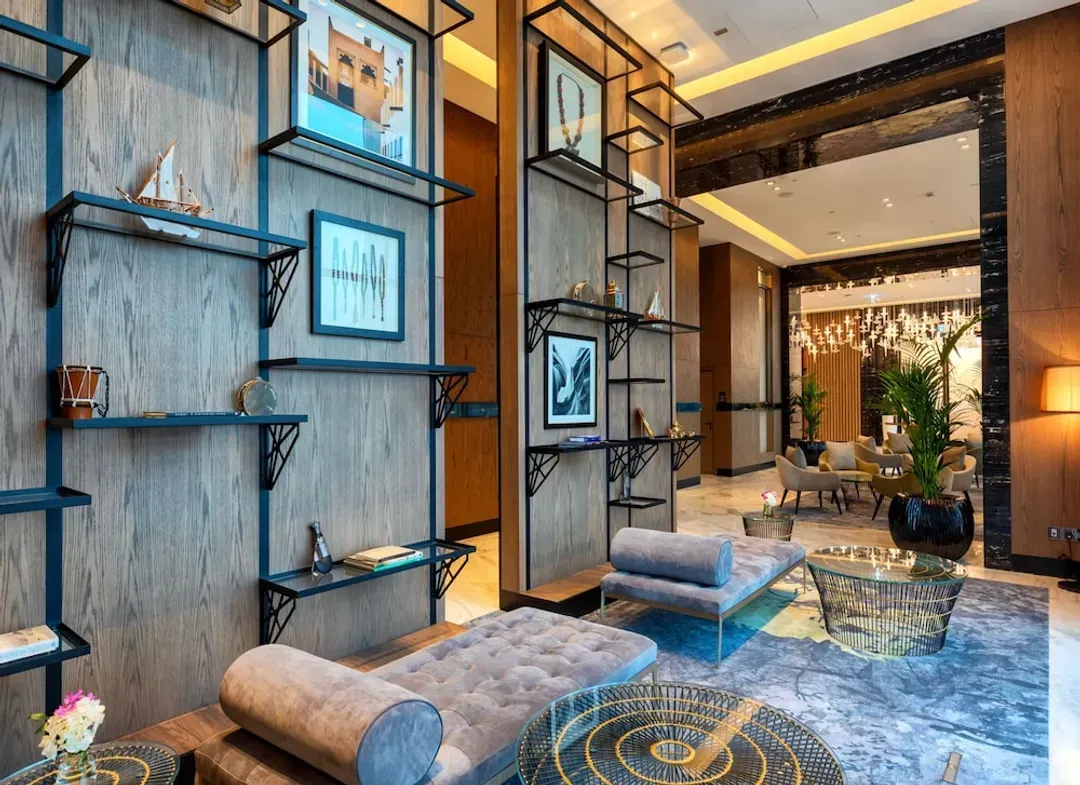 Lobby sitting area